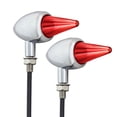thumbnail image 4 of Paquete de 2 luces LED genéricas de señal de traseras, piezas resistentes al desgaste, accesorios de repuesto para motocicletas para profesionale Galvanoplastia roja, 4 of 8