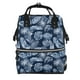 thumbnail image 1 of Disketp Tropical Leaves Mochila de Pañales de Gran Capacidad con Múltiples Bolsillos, Mochila de Viaje Multifuncional para Bebé, Unisex, Moderna y Resistente, 1 of 6