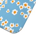 thumbnail image 5 of Floral Kitchen Dish Drainer Pad with Daisy Pattern Microfiber Drying Mat Absorbent Foldable Rack Pad for Counter 16x18 Inch, 5 of 7