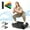 Type 1-Black, variant on RICAN Vibration Plate Exercise Machine, Full Body Workout Machine for Weight Loss, Vibrating Board 300LBS Capacity, Vibration Platform with Resistance Bands, Remote Control, Silver-White