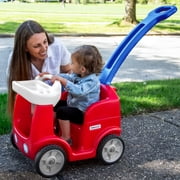 Simplay3 Roll and Stroll Quiet Ride Push Car for Toddlers, Red, White, and Blue