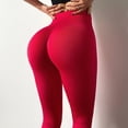 thumbnail image 1 of NORMOV, pantalones de Yoga sin costuras para mujer, mallas deportivas de cintura alta para gimnasio, Push Up, mallas sexis de Fitness para mujer, mallas de entrenamiento delgadas Tan Jianjun unisex, 1 of 2