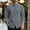 Dark Gray, variant on Mens Cotton Linen Shirts Casual Buttons Down Roll-Up Long Sleeve Shirt Summer Chinese Hanfu Style Tang Shirt S-3XL
