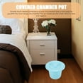 PATKAW Portable Chamber Pot Elderly Disabled Kids Urinal Covered