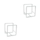thumbnail image 2 of Organizador de platos Naiovety estante de cocina multifuncional apilable de Metal duradero Blanco 2Conjunto, 2 of 6