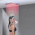 thumbnail image 4 of Brushed Nickel Wall Mounted Shower Faucet Set Rainfall Shower Head Combo with Mixer Valve kit, 4 of 11