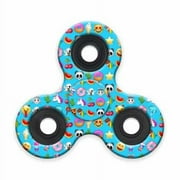 Tri Fidget Hand Spinner Squad ( Top Trenz Emoji Mojination ) High Speed & Longest Spin Time Toy Stress Reducer Ball Bearing High Speed Spinners