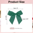 thumbnail image 3 of 12Pcs Mini Grosgrain Ribbon Bow 2" Self Adhesive Flower Bows Dark Green, 3 of 7