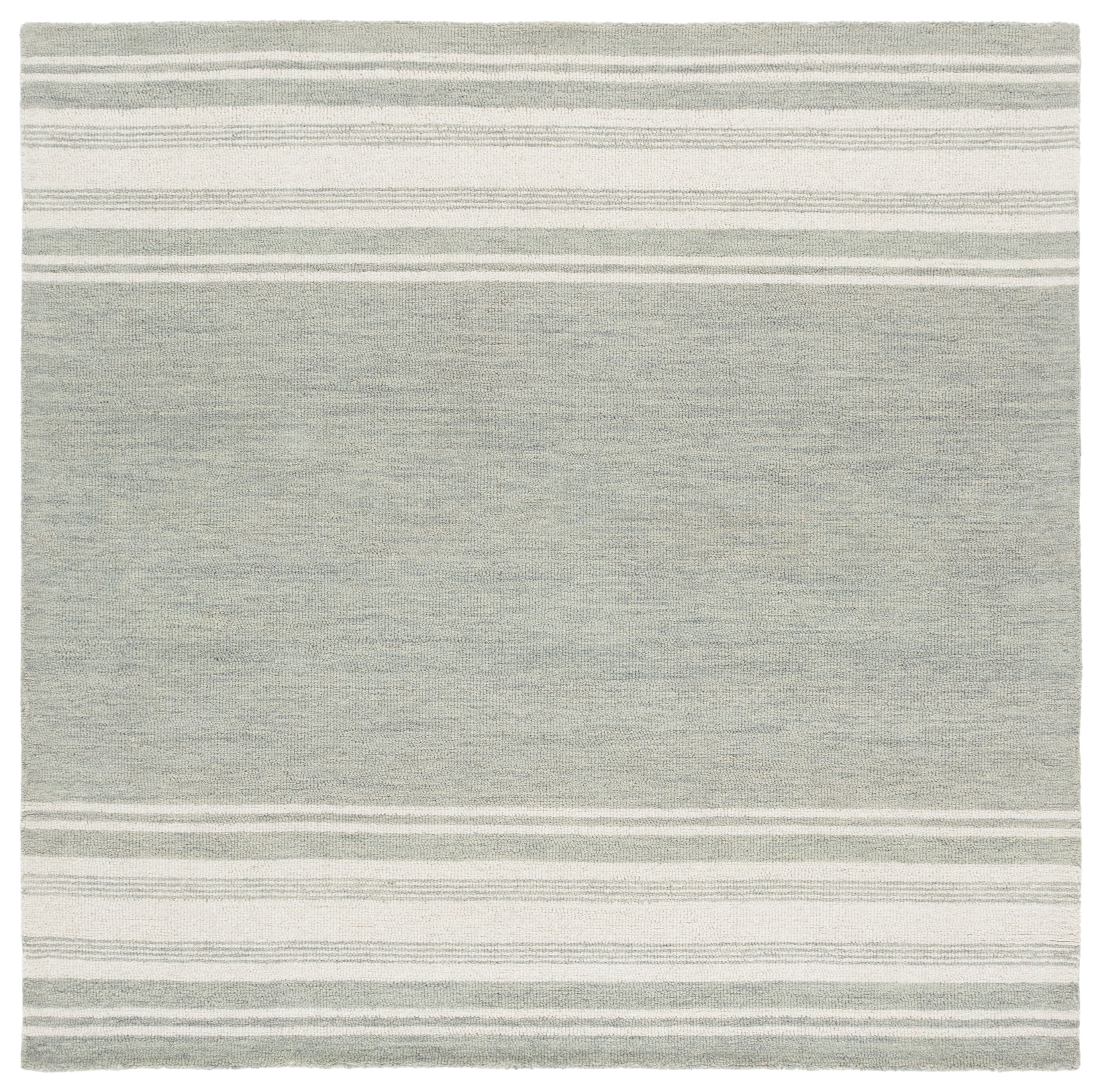 Safavieh Metro Caylee Striped Area Rug, Sage/Ivory, 6' x 6' Square