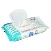 Nice N CLEAN SecureFLUSH Alcohol Free Flushable Wipes, Gentle for Sensitive Skin, 3 Flip-Top Packs (126 Total Wipes)