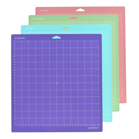 Cutting 4PCS 12x12 Inch Replacement Cutting Mat Adhesive Non-Slip Gridded Cutting Mats Compatible With  Cameo Cutting Machine Explore Plotter Machine
