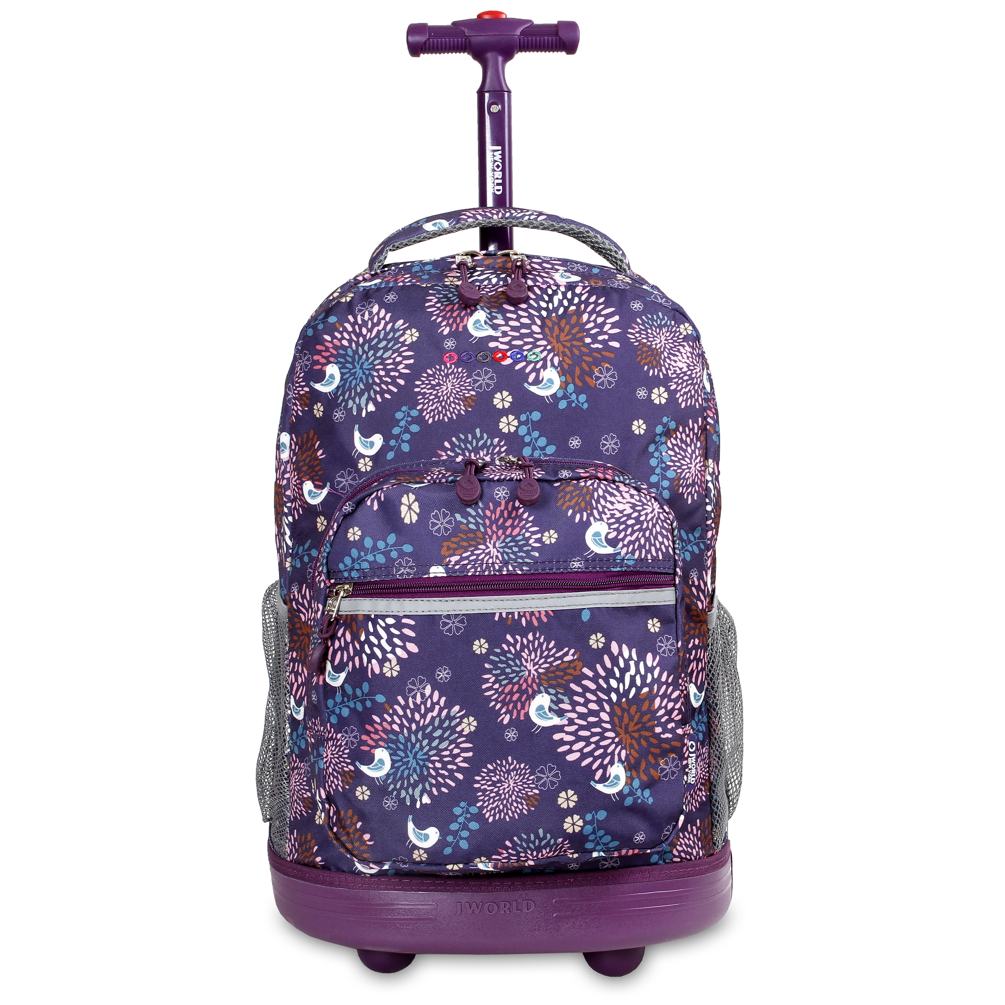 Jworld J World Sunrise 18 Rolling Backpack Walmart Com Walmart Com