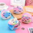 thumbnail image 1 of Children Girls Coin Bag Cute Unicorn Animals Forg Plush Wallet Bag Kids Keys Coin Purse Cute Princess Mini Handbag heqiyong LED, 1 of 2