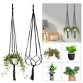 thumbnail image 2 of 2-Pack Large Plant Hanger Ropes - Heavy-Duty Flower Pot Holders for Indoor and Outdoor Decor, Adjustable Hanging Ropes for Plants and Decorative Pots, 2 of 7