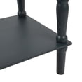 thumbnail image 2 of Decor Therapy Jane Nightstand Side Table with a Drawer, Shelf, Traditional Design, Navy 17"D x 14"W x 26"H, 2 of 6