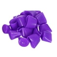 thumbnail image 4 of 20pcs Rubber End Caps 30mm ID Vinyl Round Tube Bolt Cap Cover Screw Thread Protector Purple, 4 of 5