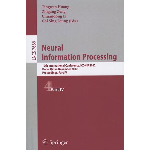 Neural Information Processing, (Paperback)
