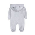 thumbnail image 3 of Infant Baby Boys Girls Jumpsuit Zipper Hooded Romper Long Sleeve One Piece Outfit Fall Winter Warm Clothes, 3 of 8