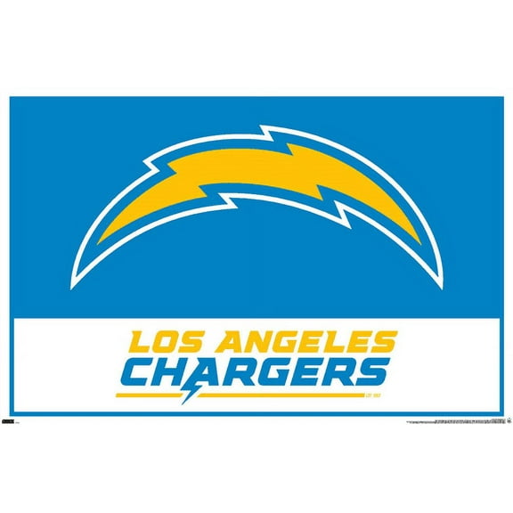NFL Los Angeles Chargers - Logo 21 Wall Poster, 22.375" x 34"
