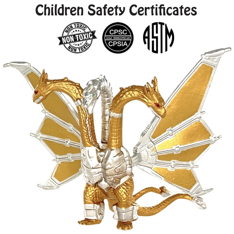 TwCare, Dinosaur Dragon Toys Action Figures, 10ct, Godzilla x Kong