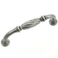 thumbnail image 2 of 3" Pull - French Twist - Distressed Pewter, 2 of 2