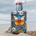 thumbnail image 7 of Fuzoiu Spring Butterfly Flowers Print Suitcase Cover,Washable Luggage Covers for Suitcase,Elastic Luggage Protector Cover,Scratch Resistant Travel Suitcase Covers-Large, 7 of 7