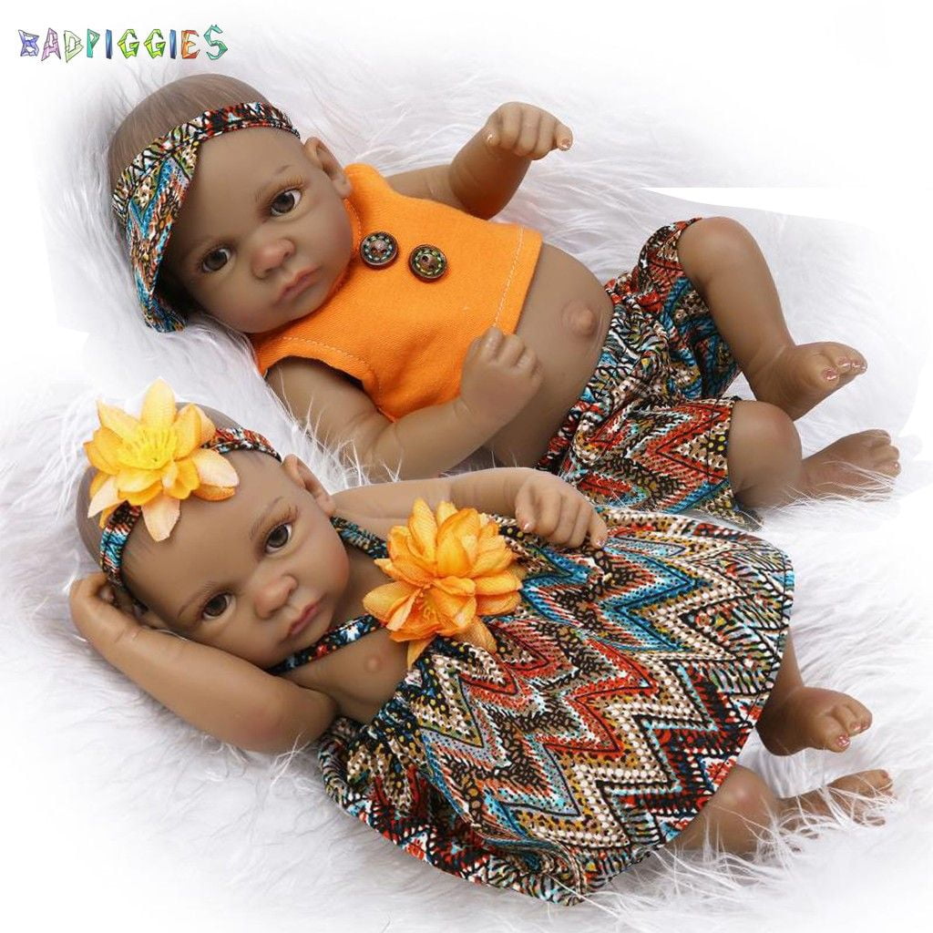 Girl Twins 20" Realistic Reborn Newborn Baby Doll Full Silicone Dolls Bath Boy 