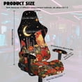thumbnail image 2 of Whosucclay Cardinal Daisy Moon Print Gaming Chair Covers, Stretchable Gamer Chair Protector Soft Breathable Scratch Resistant Gaming Chairs Seat Cover with 2Pcs Armrest Slipcovers, 2 of 8