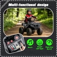 thumbnail image 3 of Okybaby 12V Kids Ride on Electric ATV with Dual Motor, Off Road Ride on Toy Cars with 2WD,MP3,LED Lights, Kids Electric ATV for Toddlers Aged 3+, Black, 3 of 6