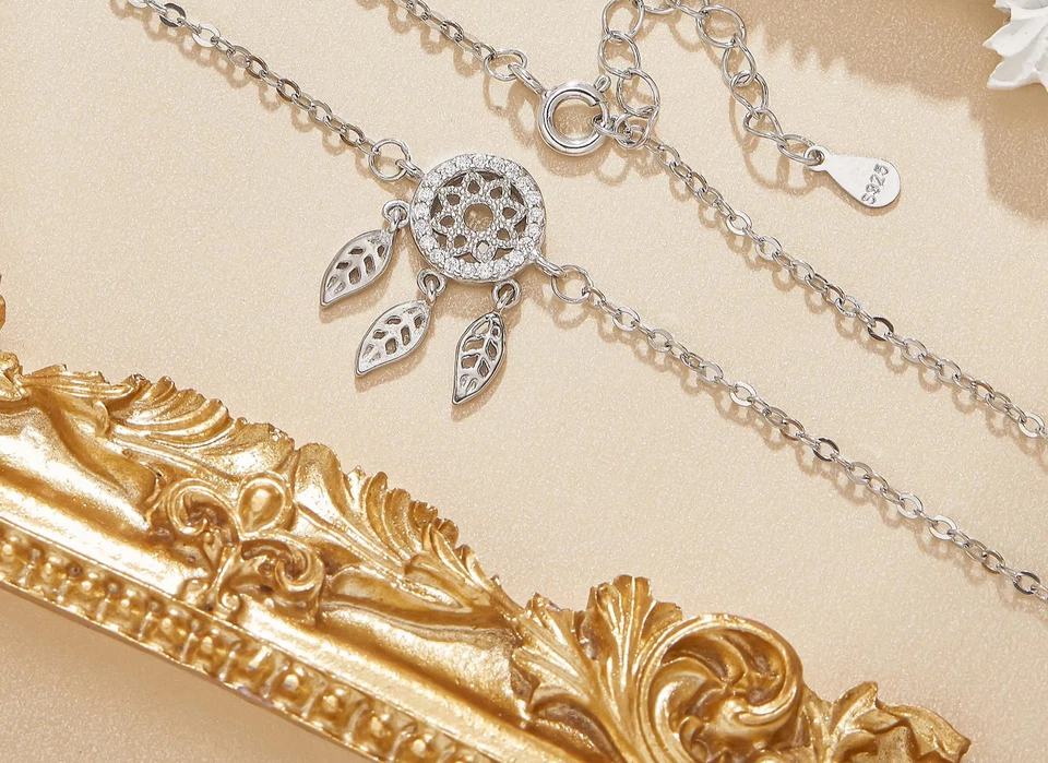 0.20Ct Round Cut Simulated Diamond Women's Wedding Anklet 14K White Gold Plated 925 Sterling Silver 8"