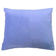 SheetWorld Twin Pillow Case, 100% Cotton Woven 20 x 26, Solid Blue Woven