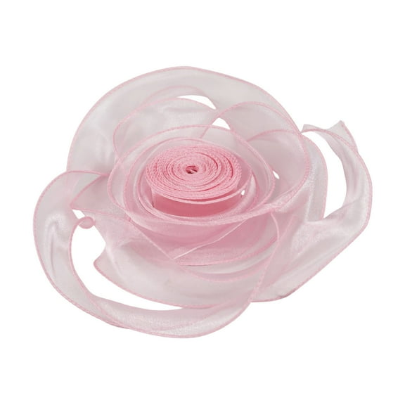 1Roll 10Yard Diameter x 1.57"Wide Gift Box Decorative Ribbon, Fish Tail Ribbon Holiday Bow Ribbon Packaging Material for Wrapping Bouquets Wedding Christmas Home Decor for DIY(Pink1,354x1.57")