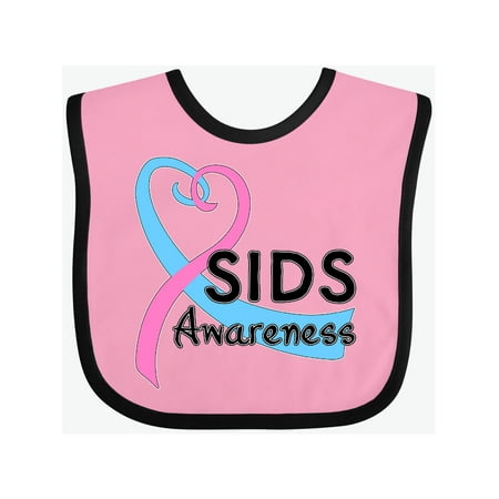 

Inktastic SIDS awareness- pink and blue ribbon Gift Baby Boy or Baby Girl Bib