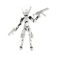 thumbnail image 2 of 3D Printed Finished Titan Robot Mobile Doll Set with 9 Angel Weapons and Fully Movable Joints for Collectors Desktop Figure White, 2 of 7