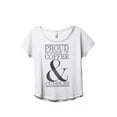 thumbnail image 1 of Thread Tank Proud Sponsor Of Coffee And Cuddles Women's Fashion Relaxed Slouchy Dolman T-Shirt Tee Heather White 3X-Large, 1 of 1