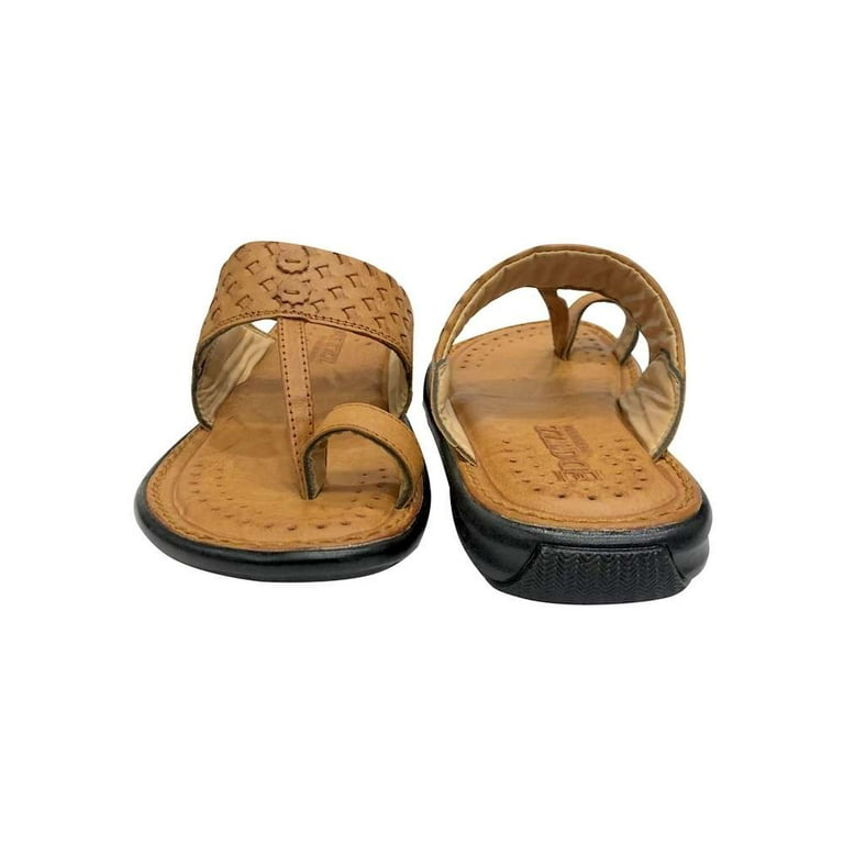 Kolhapuri Style Chappal - Handmade Indian Jutti Slippers, Ethnic Flat Sandals For Men & Women