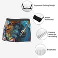 thumbnail image 3 of Fotbe Whimsical Goat Artist Calzoncillos Tipo Boxer con Bolsa de Soporte Total para Hombre, X-Temp Fresco, Transpirable y de Secado Rápido-XX-Large, 3 of 5
