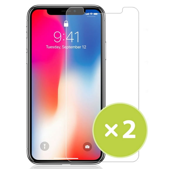 Tempered Glass for iPhone 11, 2x Nakedcellphone 9H Hard Clear Screen Protector Guard [Scratch/Crack Saver] for Apple iPhone 11 (2019, 6.1" Model)