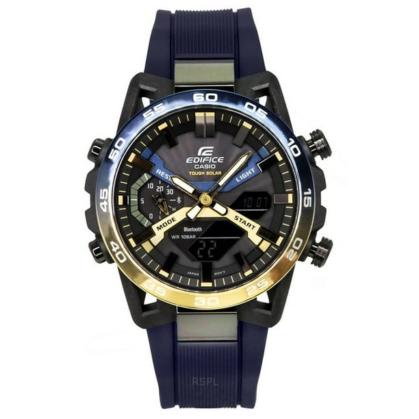 Casio Edifice Sospensione Nighttime Drive Analog Digital Smartphone Link Tough Solar ECB-2000NP-1A 100M Men's Watch
