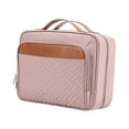 thumbnail image 2 of Neceser de viaje con gancho para colgar y compartimento organizador de joyas Rosa, 2 of 8
