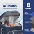thumbnail image 2 of Mochila enfriadora Maelstrom, enfriador de mochila de 35 latas a prueba de fugas, bolsa térmica suave aislada, enfriador de playa, refrigerador para acampar, mochila con cofre de hielo, refrigerador d, 2 of 5