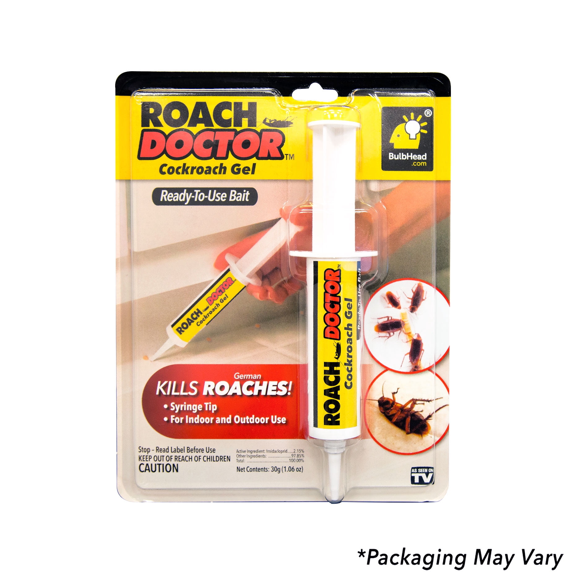 BulbHead Original Roach Doctor Cockroach Gel Ready-to-e Cockroach Gel Bait