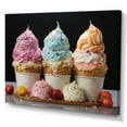 thumbnail image 2 of Designart "Food Ice Cream Painting IV" Food & Beverage Wall Art Print, 2 of 5