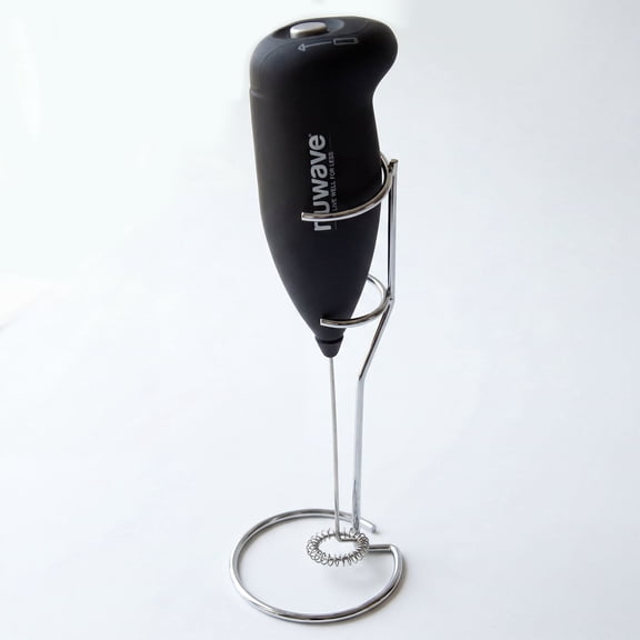 NuWave Milk Frother Handheld, Drink Mixer with Stainless Steel Whisk for Cappuccino, Bulletproof Coffee, Latte