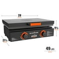 thumbnail image 5 of Blackstone Adventure Ready Outdoor Griddle, 2-Burner 22" Propane Flat Top Grill with Cover, Black, 5 of 17