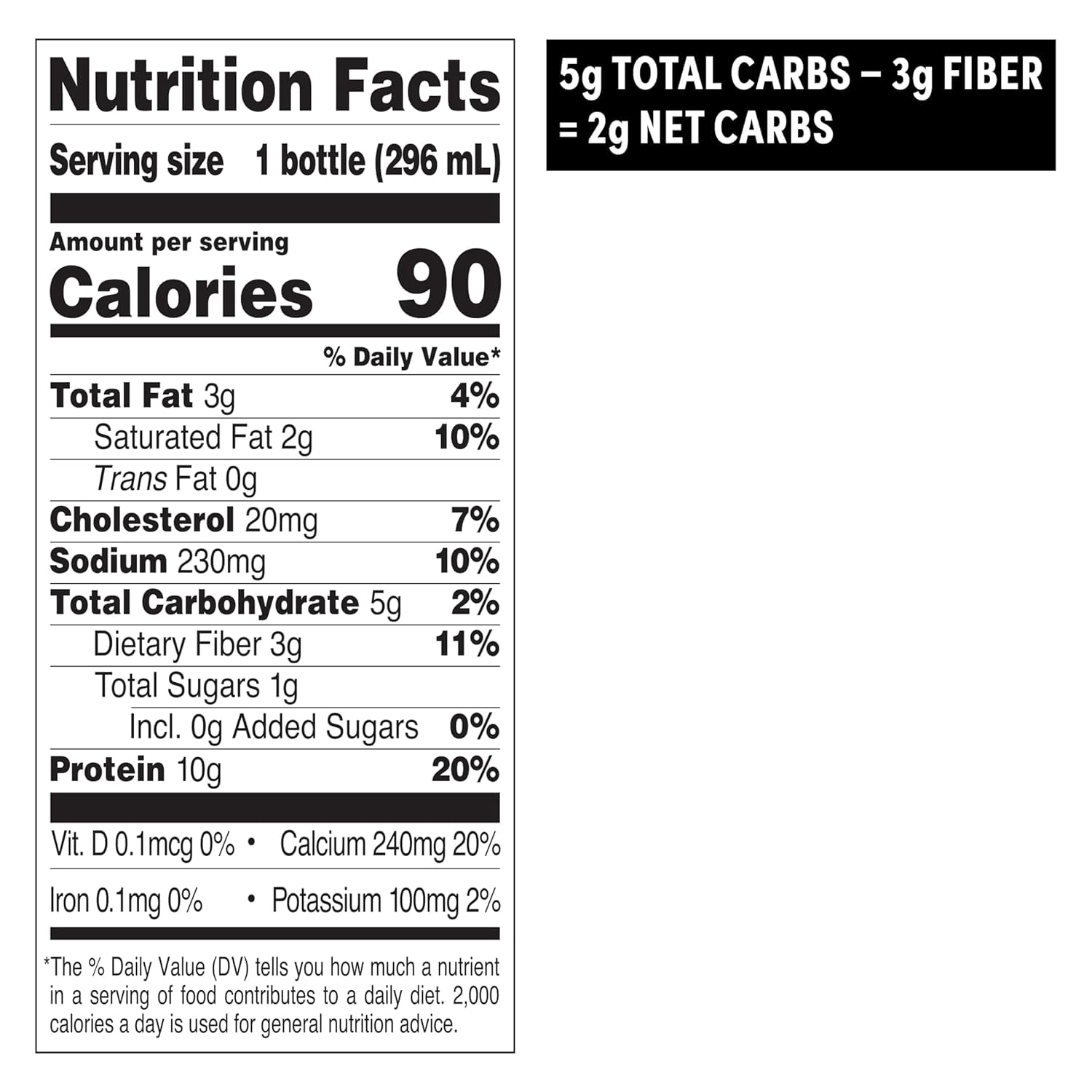 Quest Iced Coffee, Vanilla Latte, 1g Sugar, 200mg of Caffeine, 10 fl oz., 12 Count
