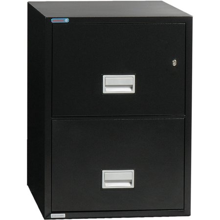 Phoenix Vertical 25 Inch 2 Drawer Legal Fireproof File Cabinet