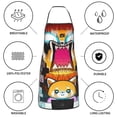 thumbnail image 7 of Aggretsuko Adjustable Bib Aprons, Waterdrop Resistant Apron with 2 Pockets for Kitchen Cooking Restaurant BBQ Painting Crafting, 7 of 7