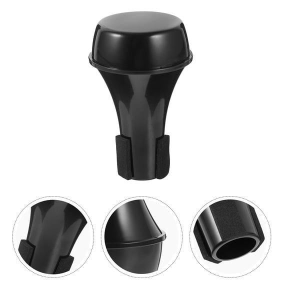 LEORX Black ABS Plastic Trumpet Mute Practice Accessory for Quiet Instrument Playing