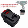 thumbnail image 1 of Nuevo Convertidor Adaptador de Batería para Batería de Litio Milwaukee de 18 V para Herramienta Eléctrica Li-Ion Lidl Parkside X20 V, 1 of 8